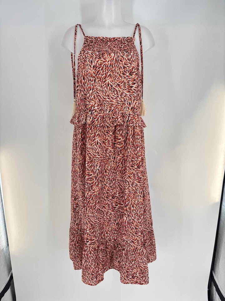 Size M THML ORANGE PRINT Dress