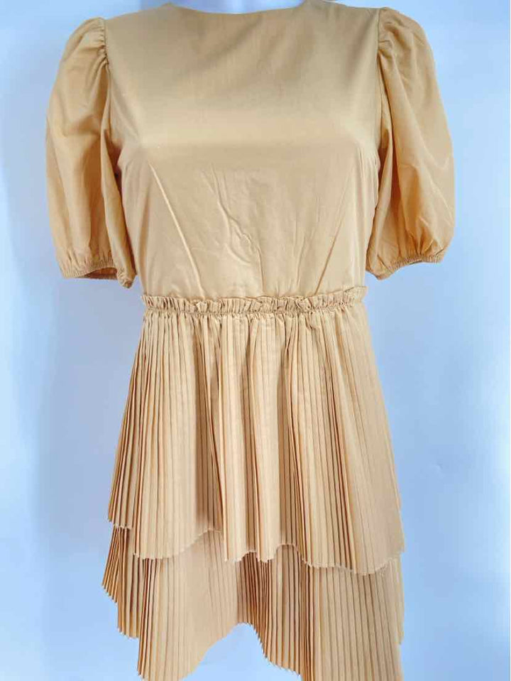 Size XS ENGLISH FACTORY Tan Dress