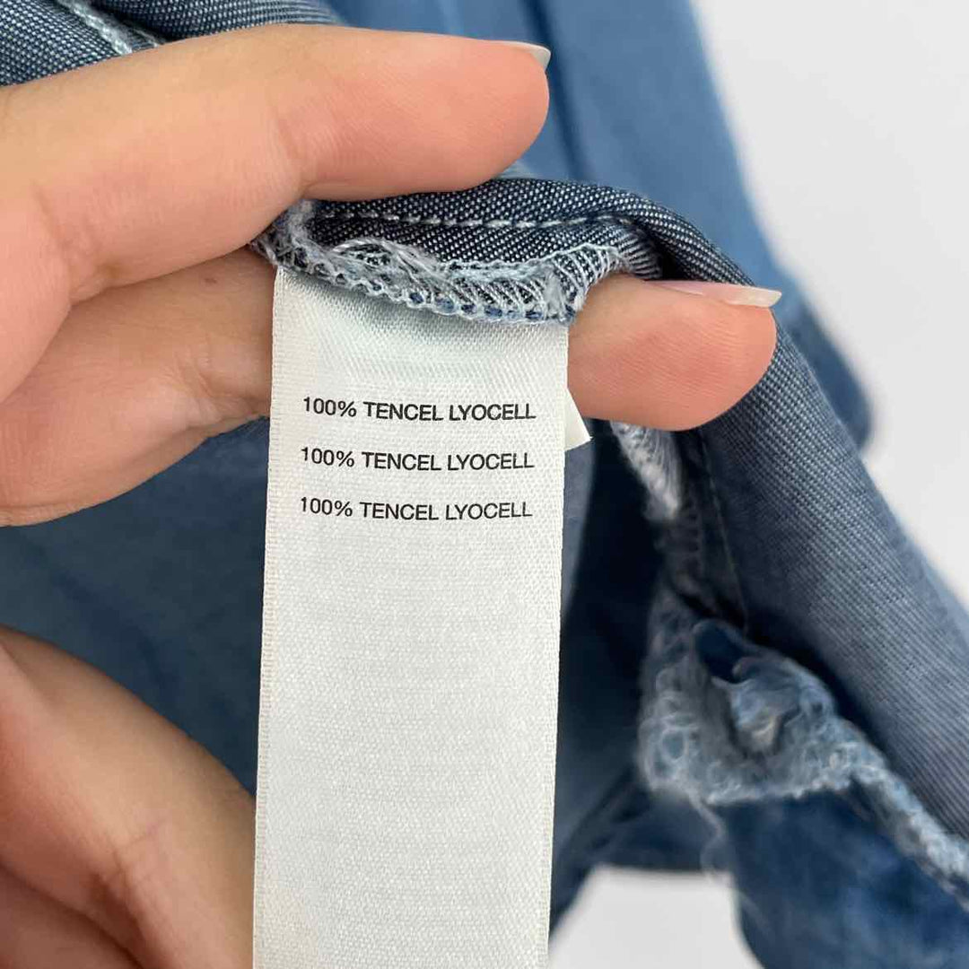 Size S Chico's Blue Chambray Shirt