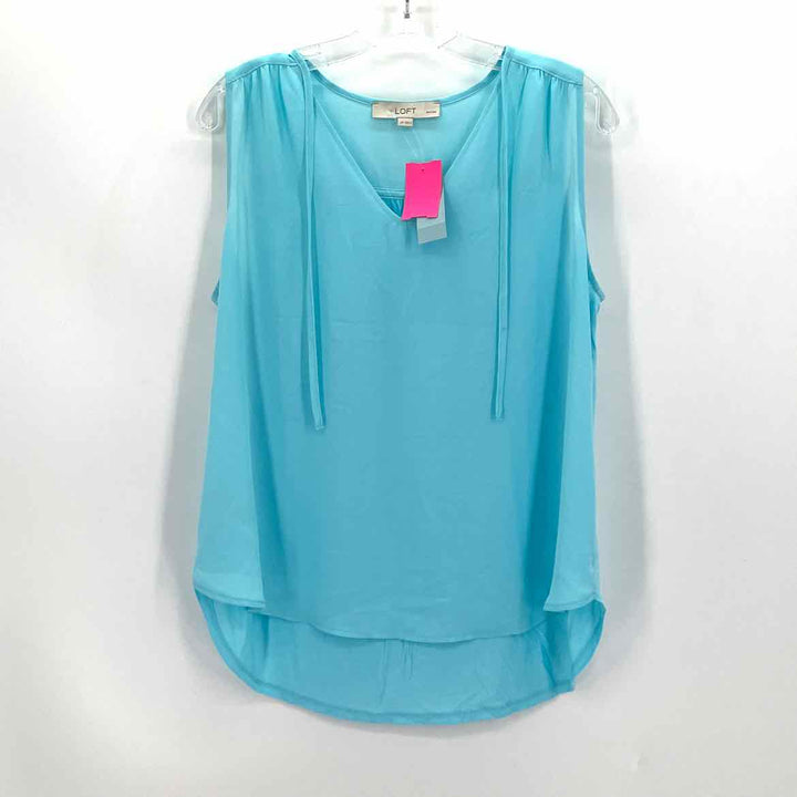 Size Petite LOFT Aqua Shirt
