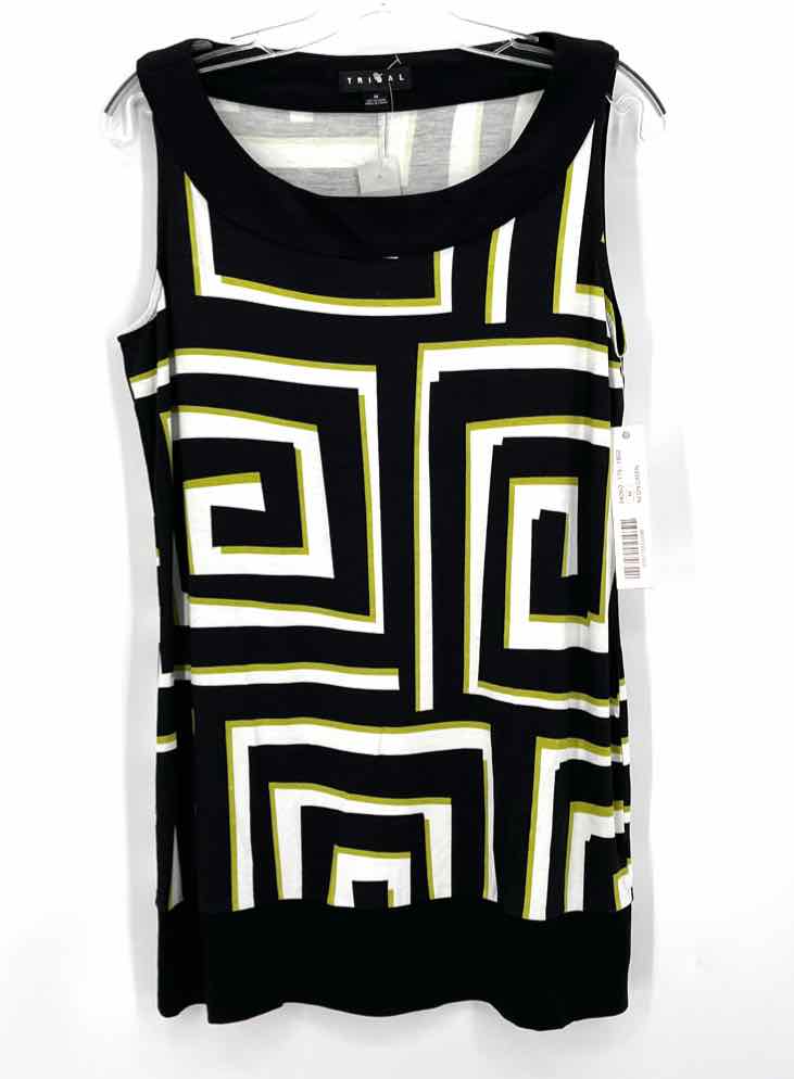 Size M TRIBAL Black/White Shirt