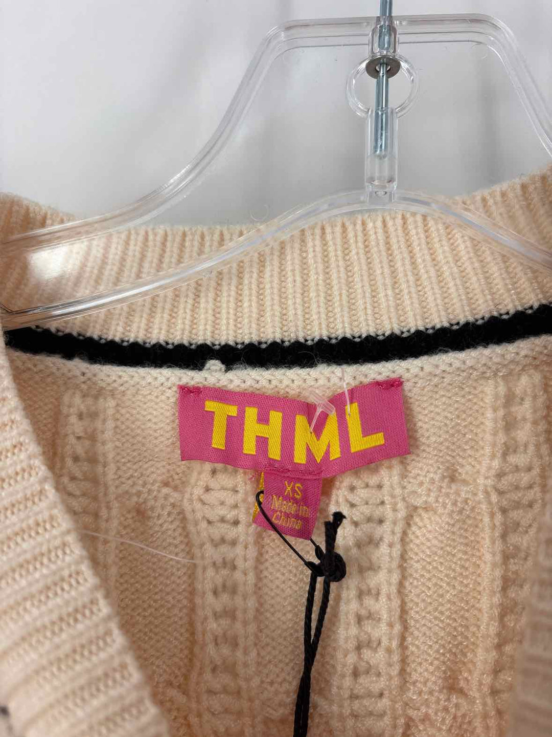 Size XS THML Cream Sweater