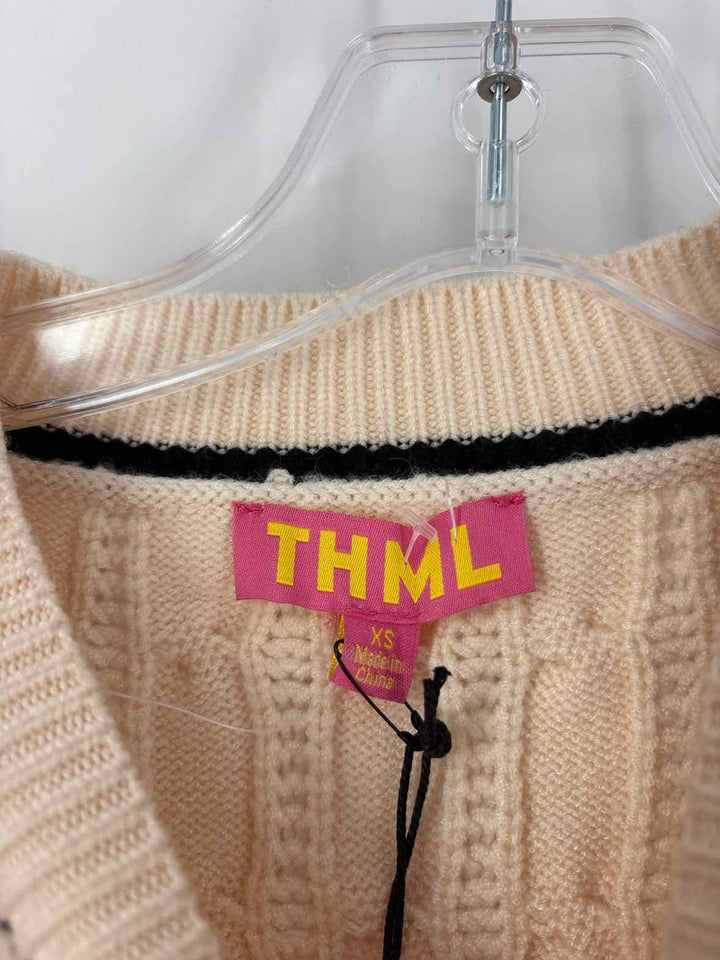 Size XS THML Cream Sweater