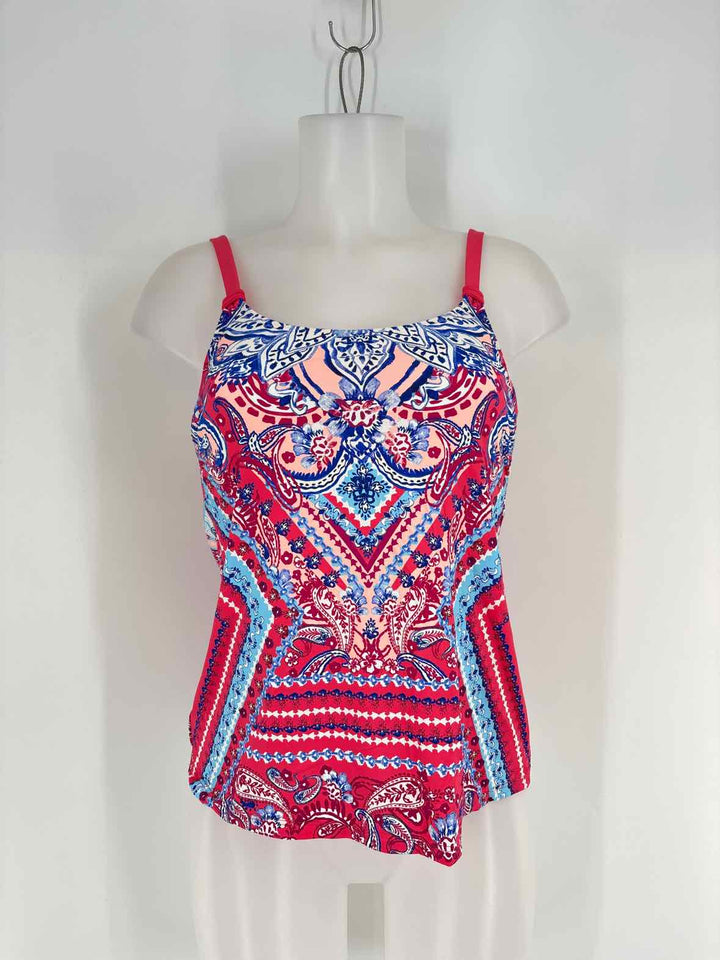 Size 8 PINK PRINT Swimsuit