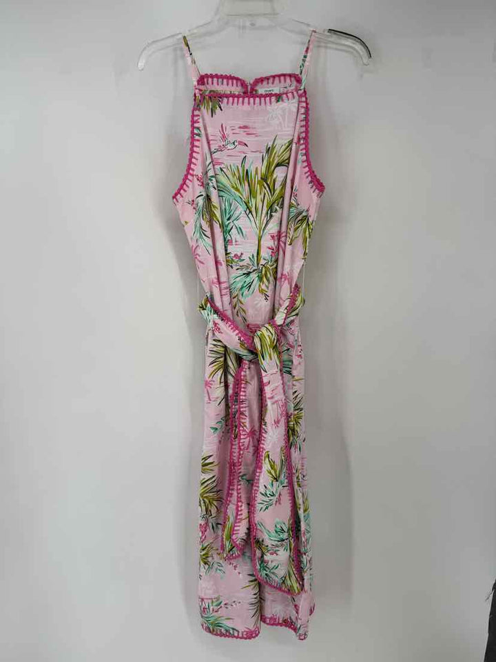 Size L CROWN & IVY PINK PRINT Dress