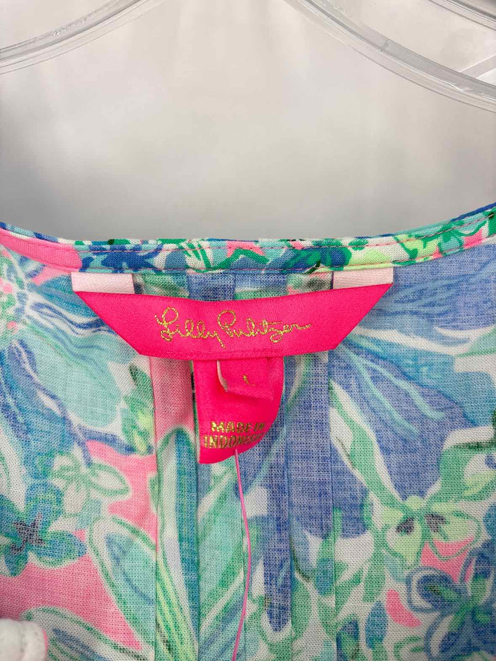 Size L Lilly Pulitzer Teal Dress