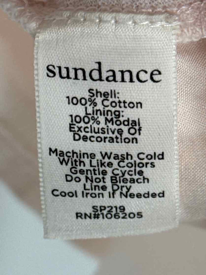 Size XS sundance Pink Shirt