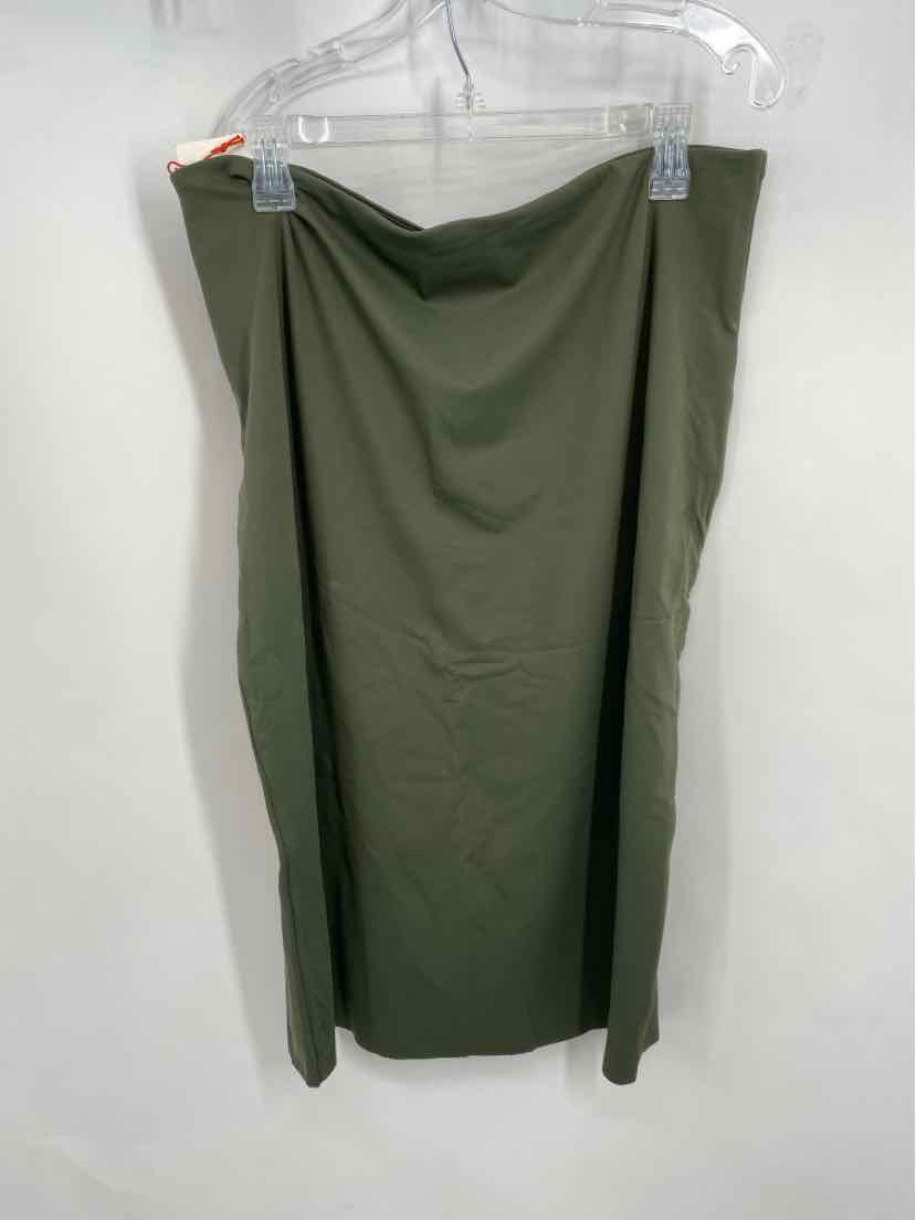 Size XL OPEN EDIT Olive Skirt