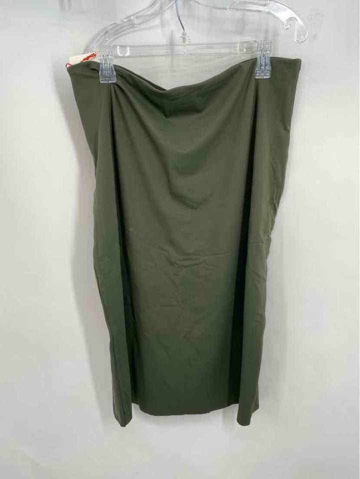 Size XL OPEN EDIT Olive Skirt