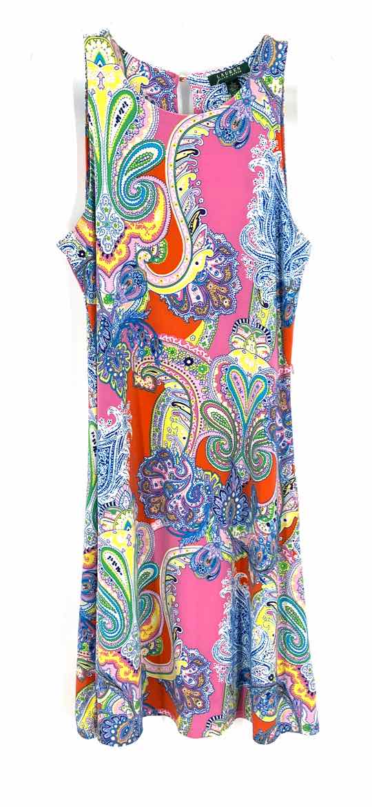 Size L RALPH LAUREN Pink Dress