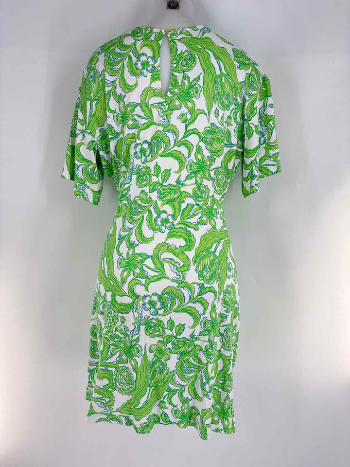 Size M Lilly Pulitzer Green Print Dress
