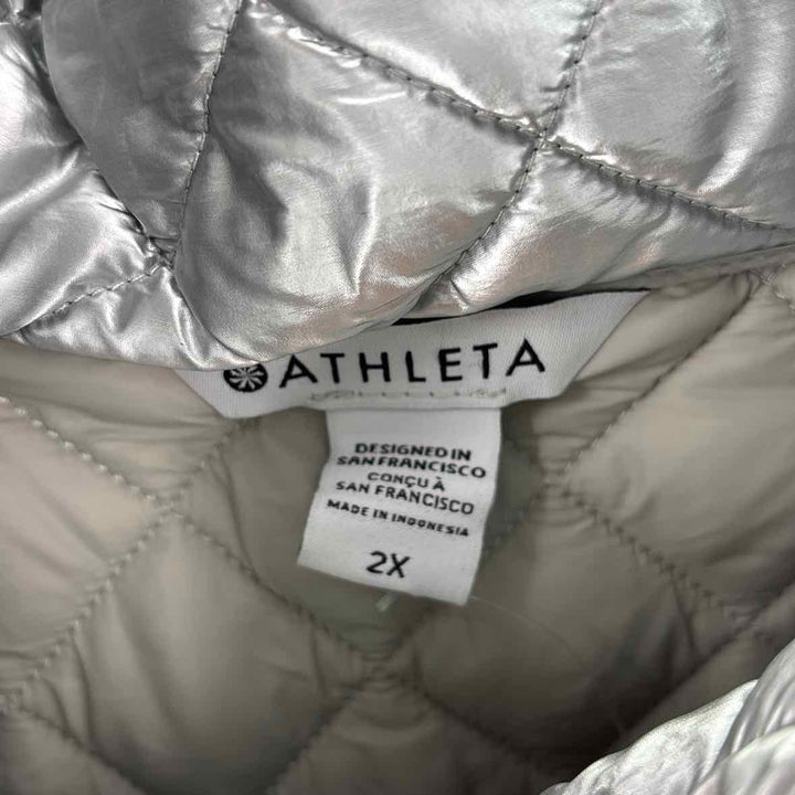 Size 2X Athleta Silver Jacket