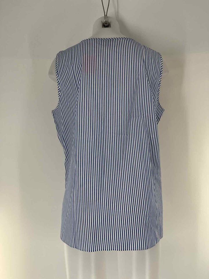 Size L Talbots Blue Print Shirt