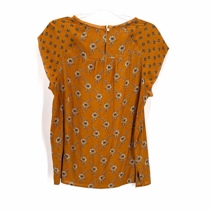 Size L LOFT Mustard Shirt