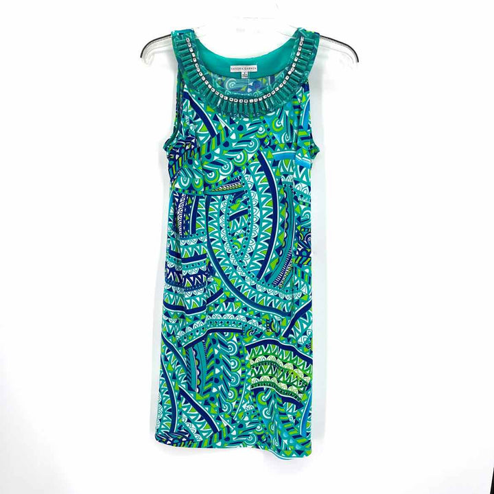 Size 8 Sandra Darren Green Dress