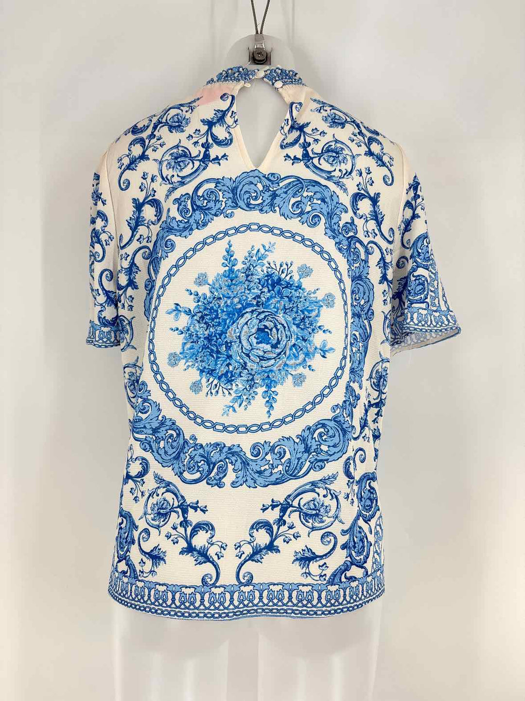 Size L JEALOUS TOMATO Blue Print Shirt