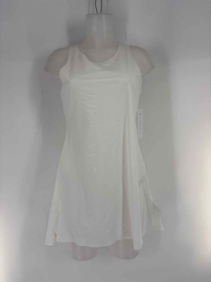 Size M Athleta White Dress