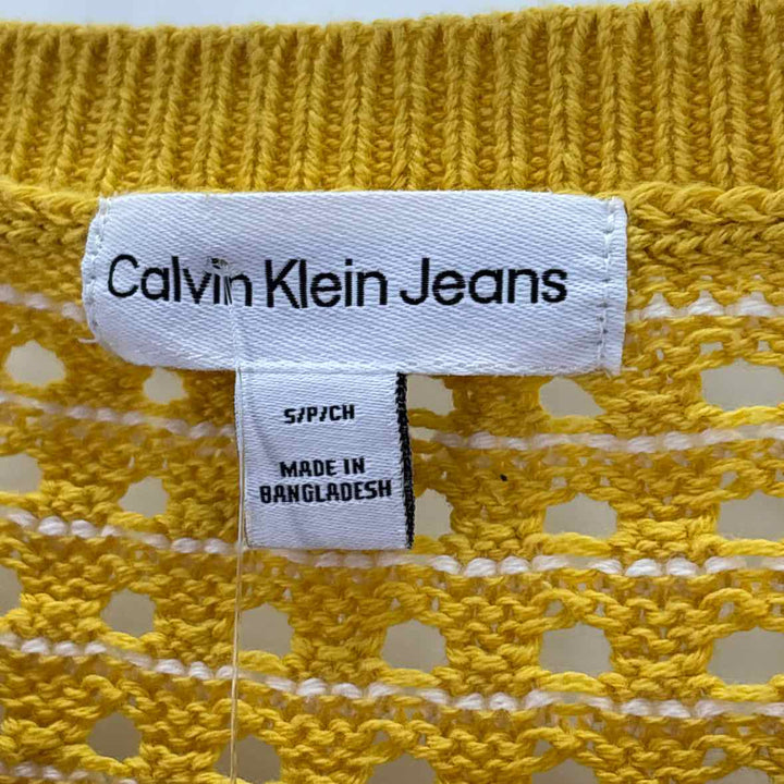 Size S Calvin Klein Yellow Sweater
