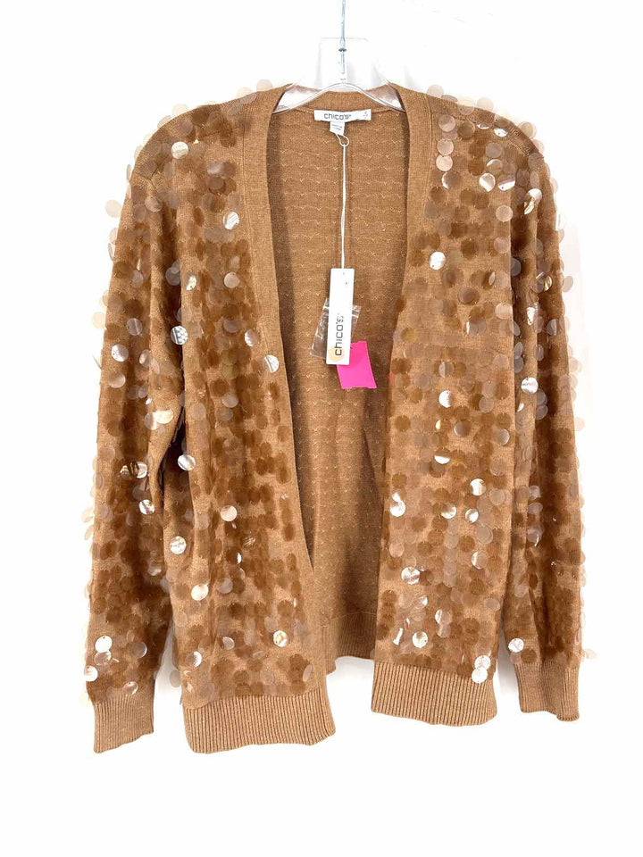 Size L Chico's Tan Sweater