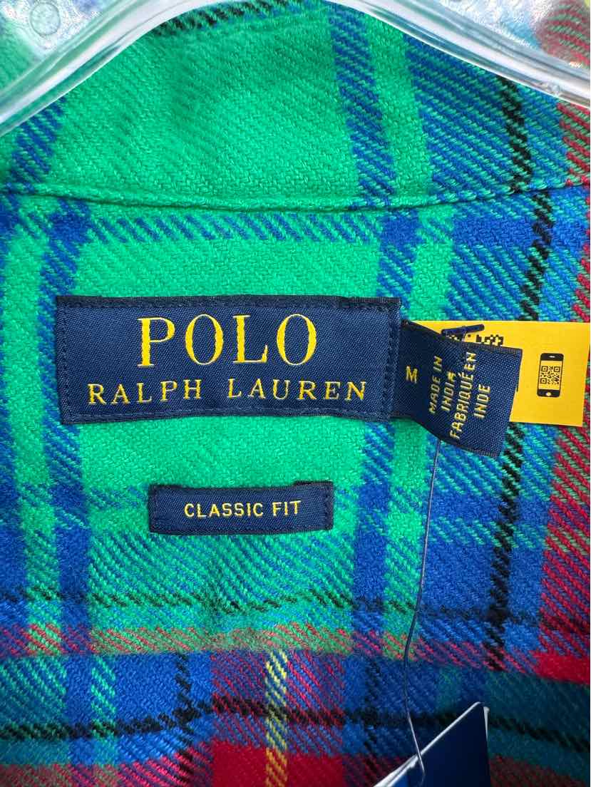 Size M RALPH LAUREN Green Shirt