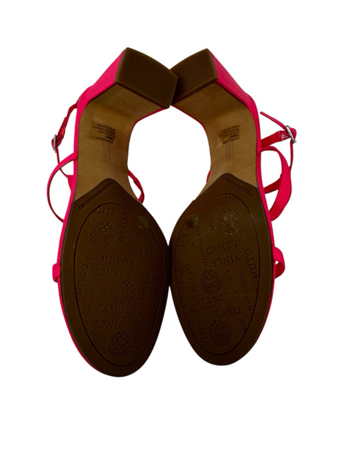 Shoe Size 10 Vince Camuto Pink Leather Sandals