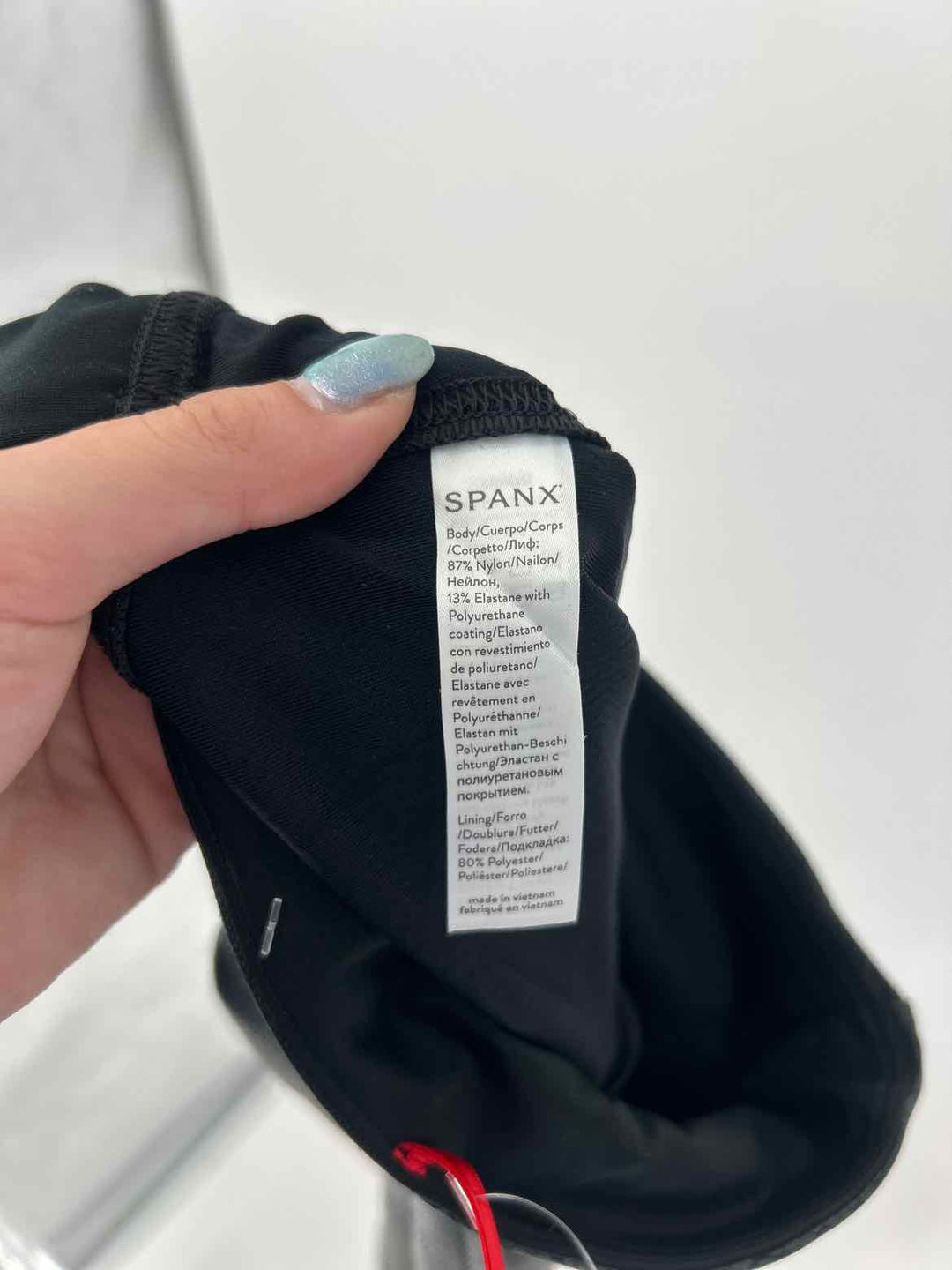 Size S SPANX Black Print Leggings