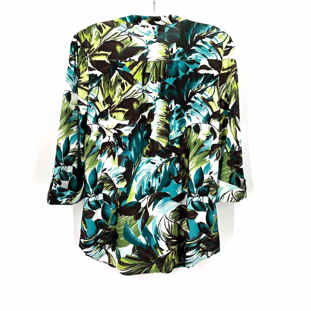 Size M Green Print Shirt