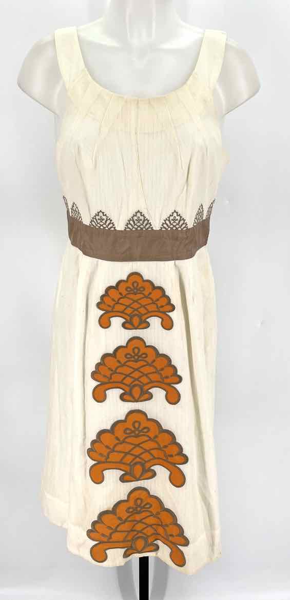 Size 10 FLOREAT Cream Dress