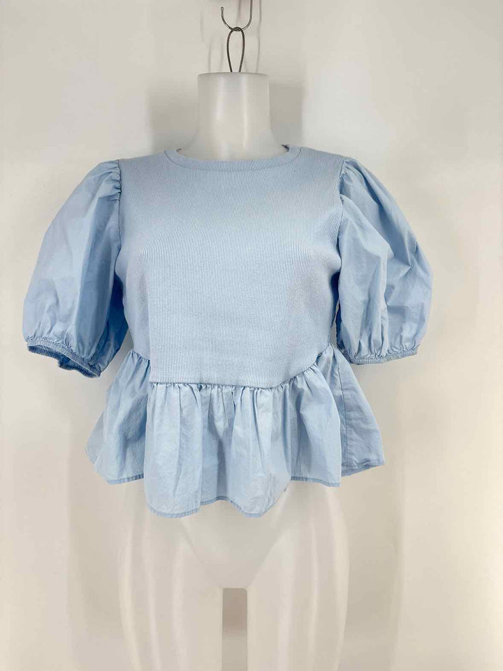 Size M ENGLISH FACTORY Blue Shirt
