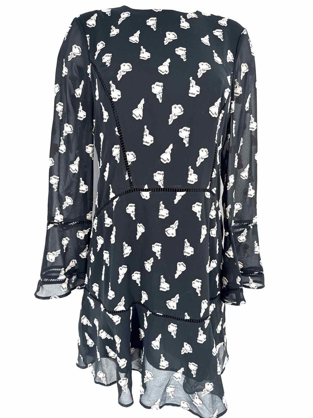 Size 6 REISS Black Dress