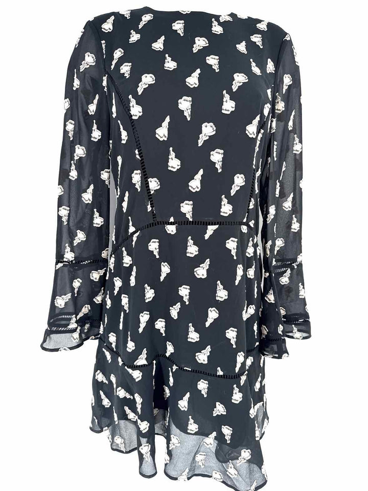 Size 6 REISS Black Dress