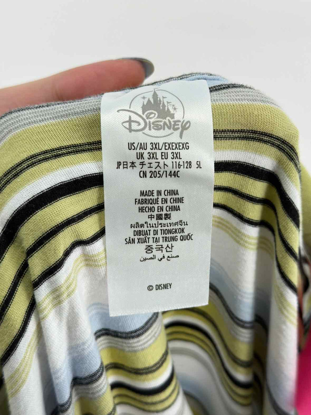 Size 3X DISNEY Green Shirt