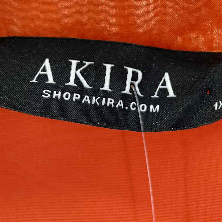 Size 1X AKIRA Orange Jacket