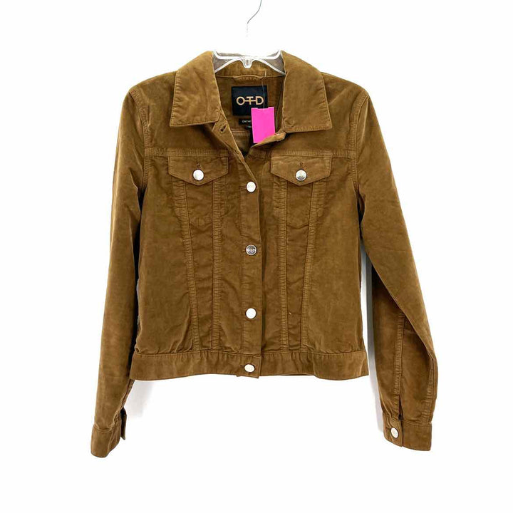 Size M Brown Velour Jacket