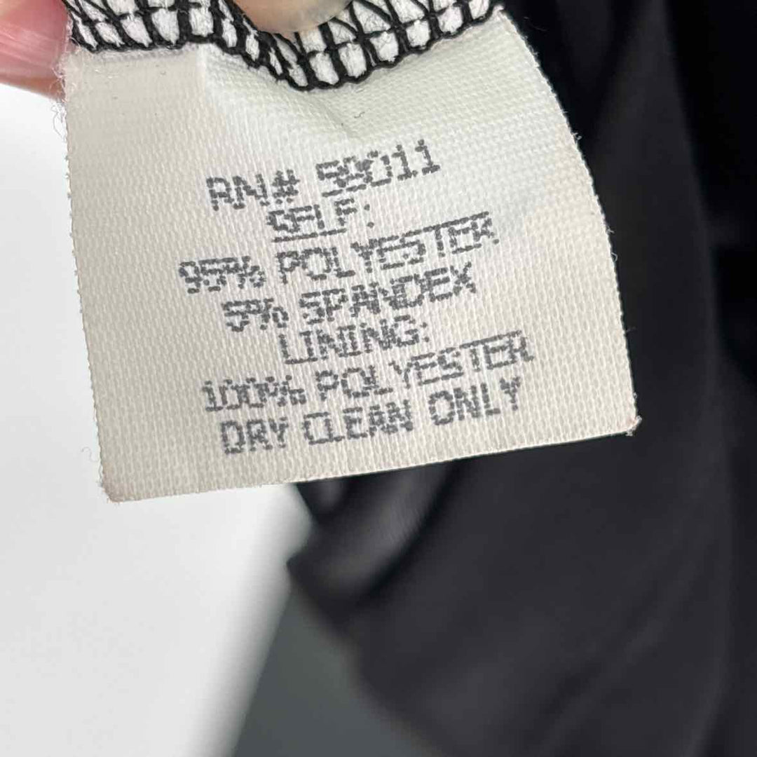 Size 8 DAVID MEISTER Black Dress