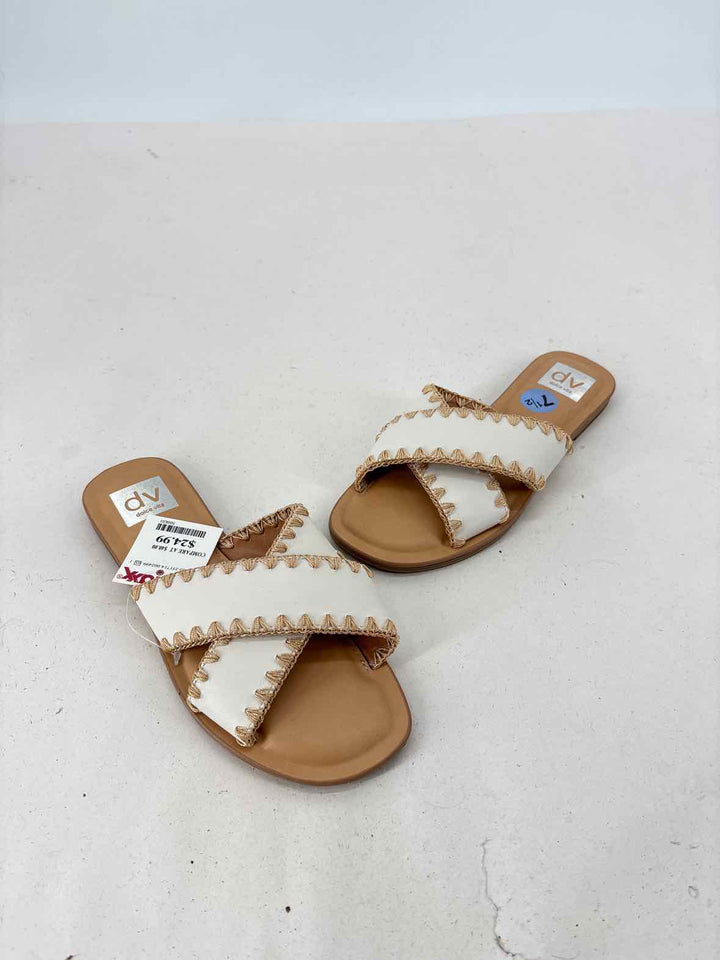 Shoe Size 7.5 Dolce Vita White Sandals