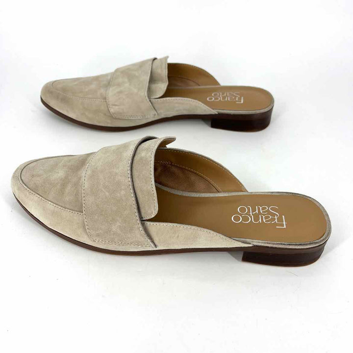 Shoe Size 8 FRANCO SARTO Tan Suede Flats