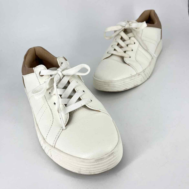 Shoe Size 7.5 Naturalizer Ivory Faux Leather Sneakers