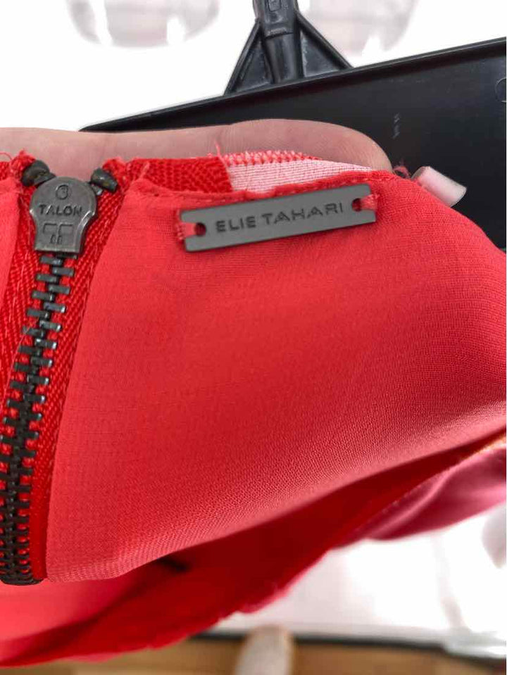 Size 14 TAHARI Peach Dress