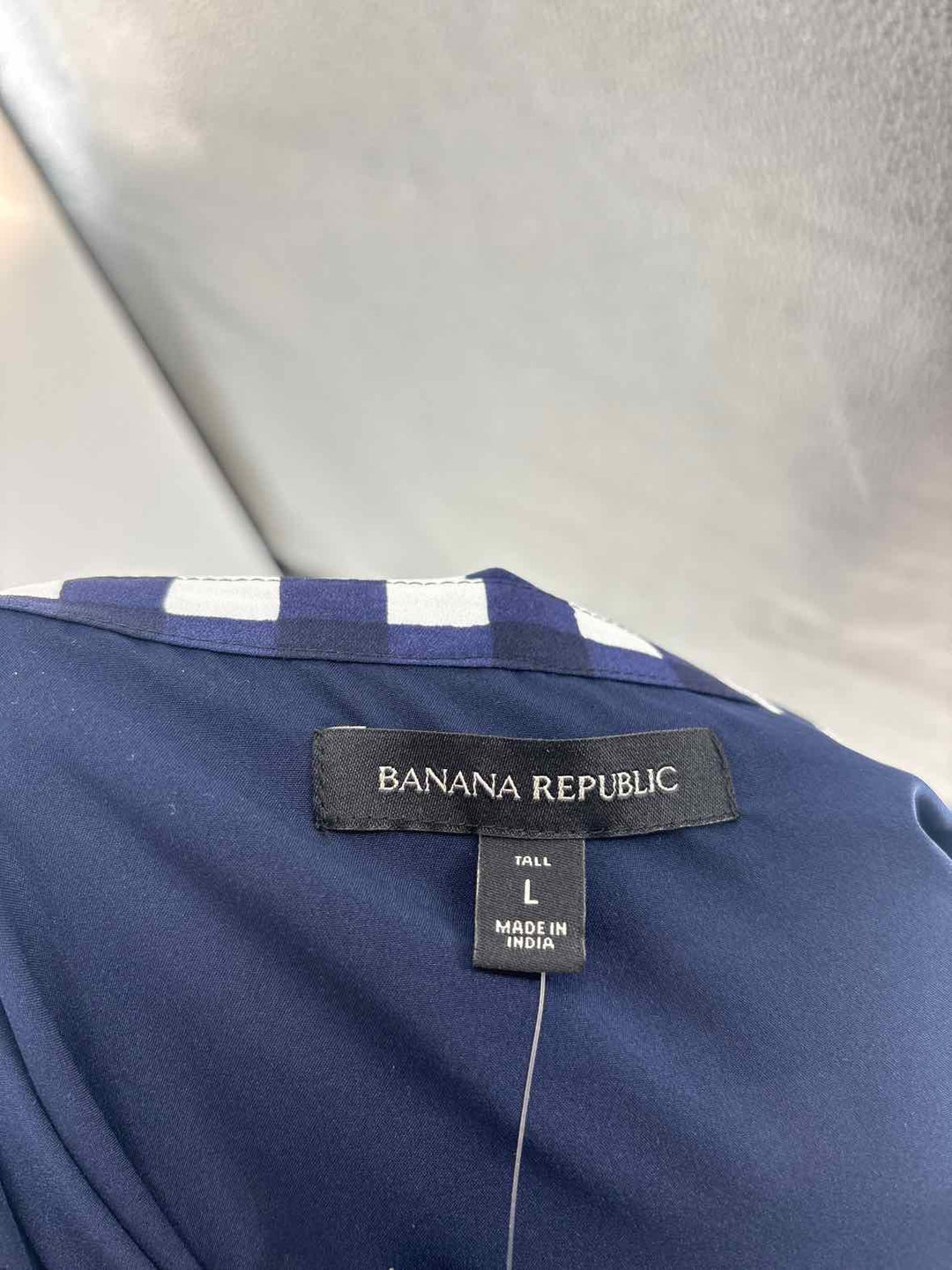 Size L Banana Republic Navy Print Dress