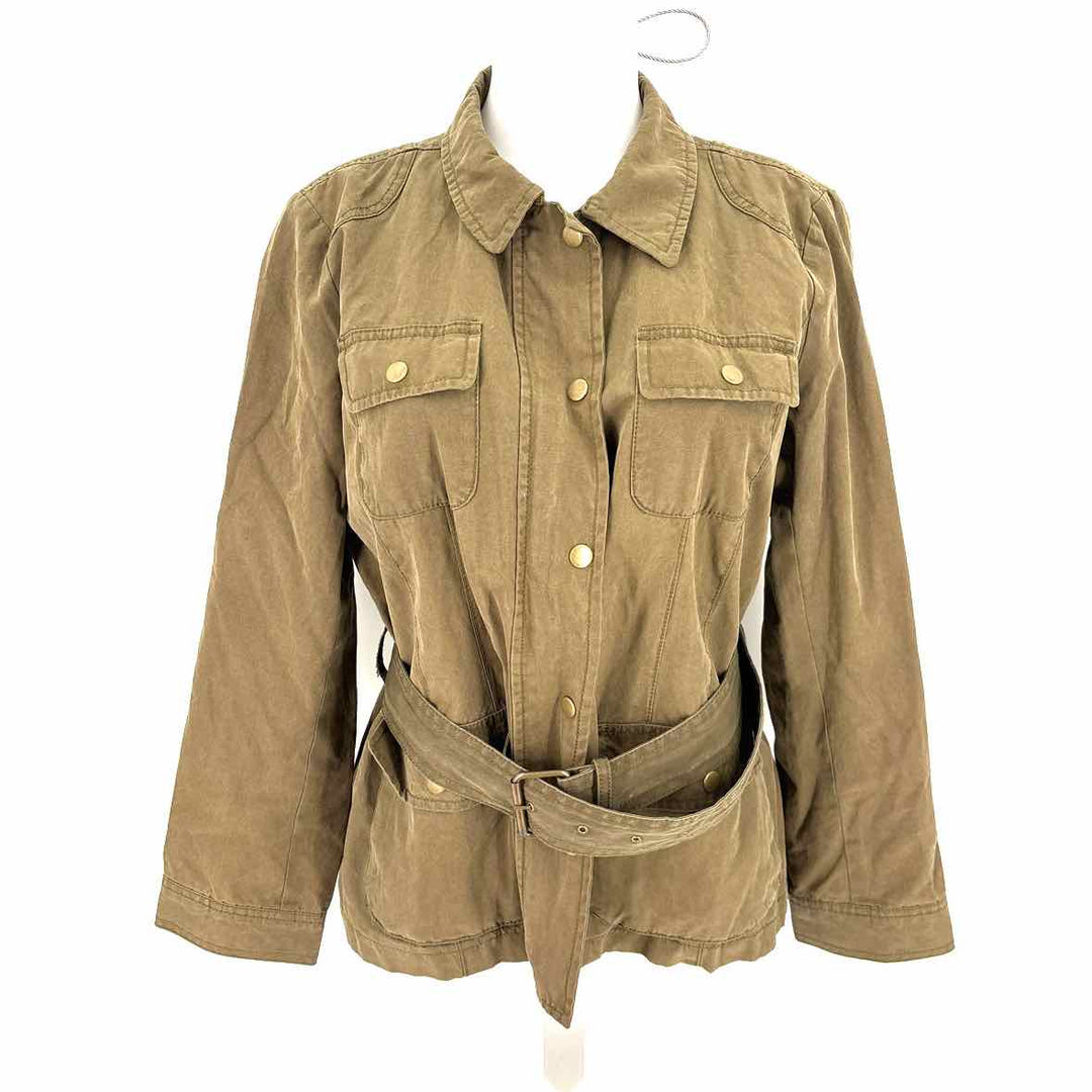Size L Talbots Olive Jacket