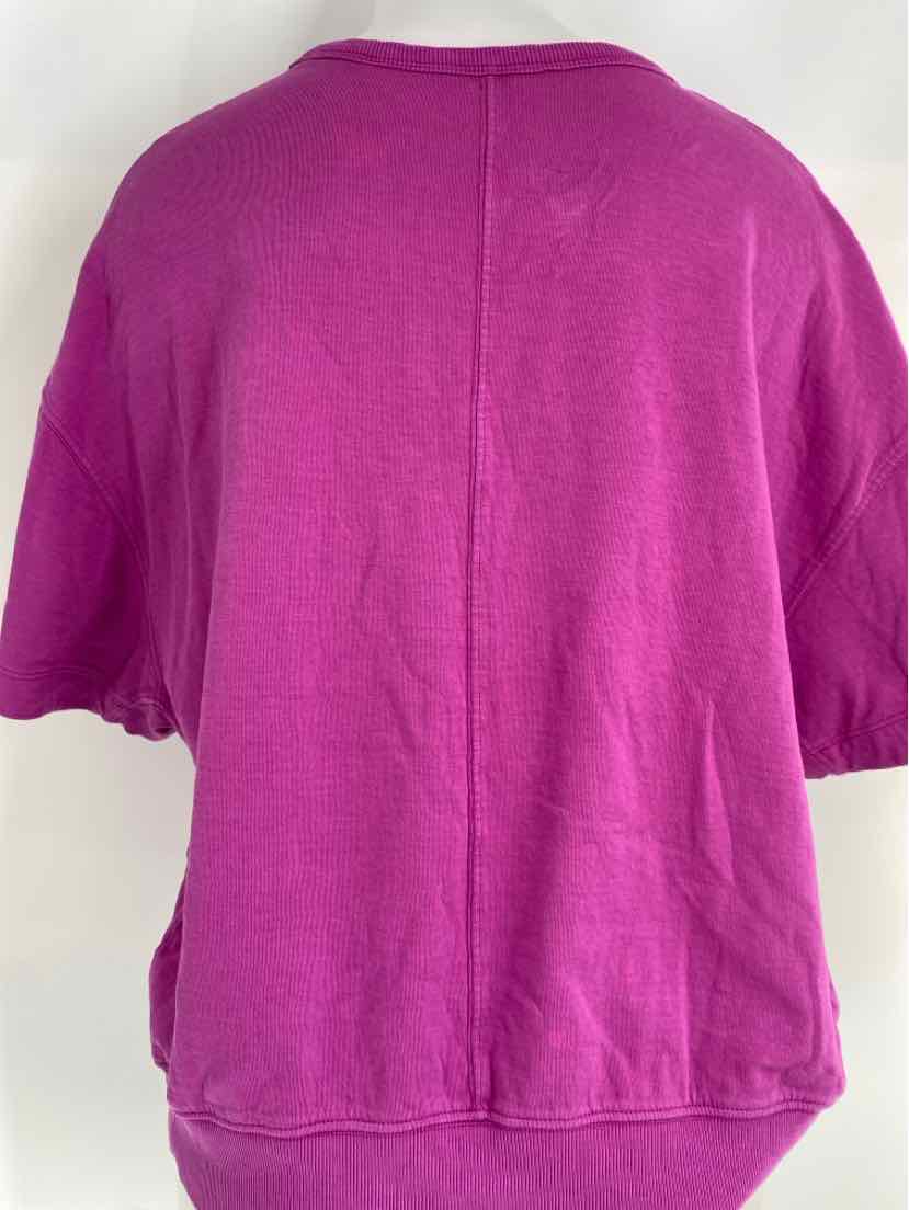 Size M Athleta Purple Cotton Shirt