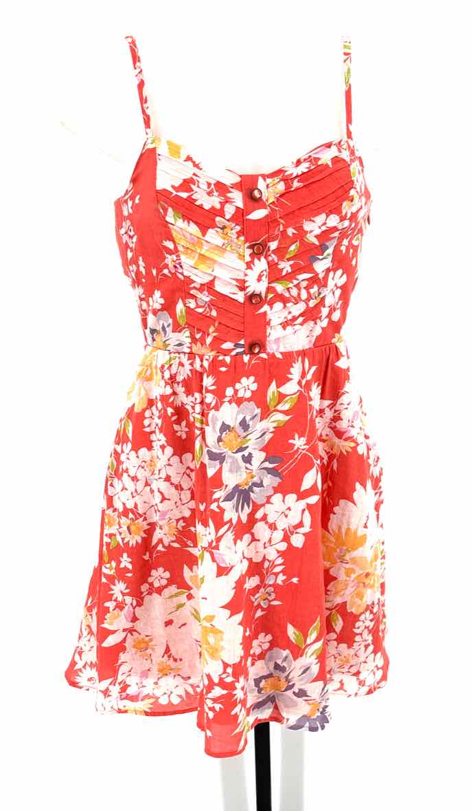 Size 4 LAUREN CONRAD Orange Dress