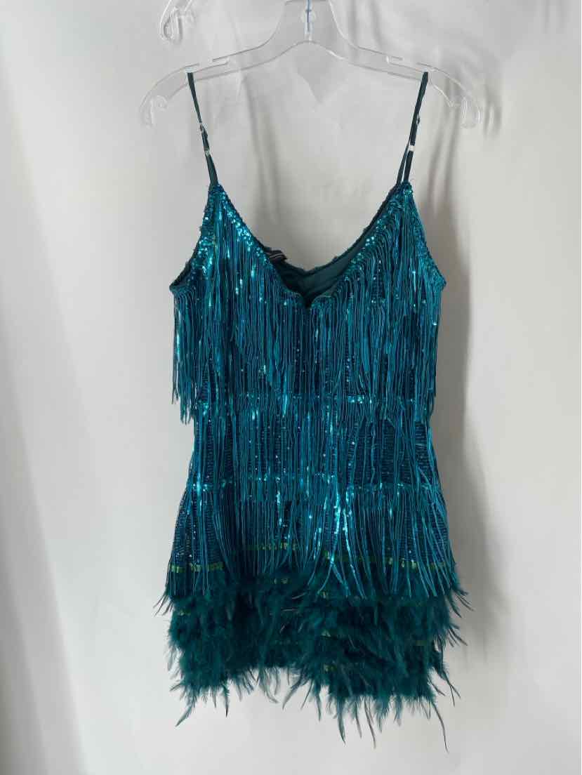 Size L Teal Dress
