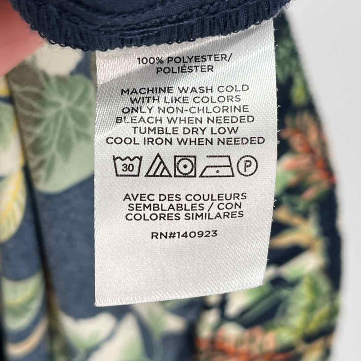 Size XL LOFT Navy Print Pants