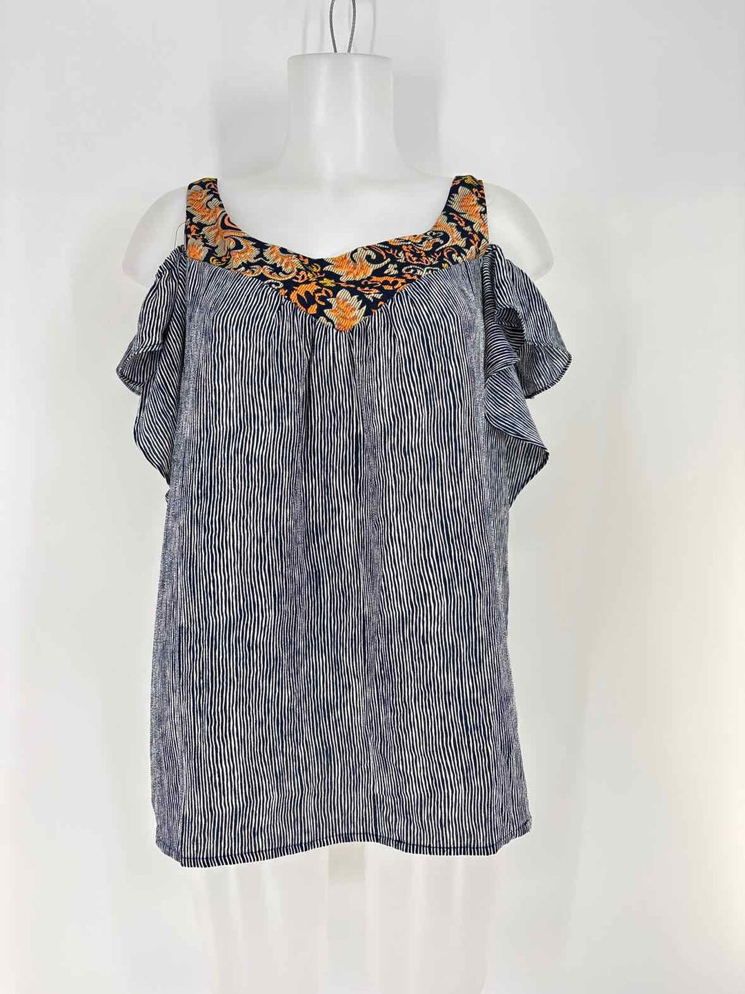Size S THML Navy Print Shirt