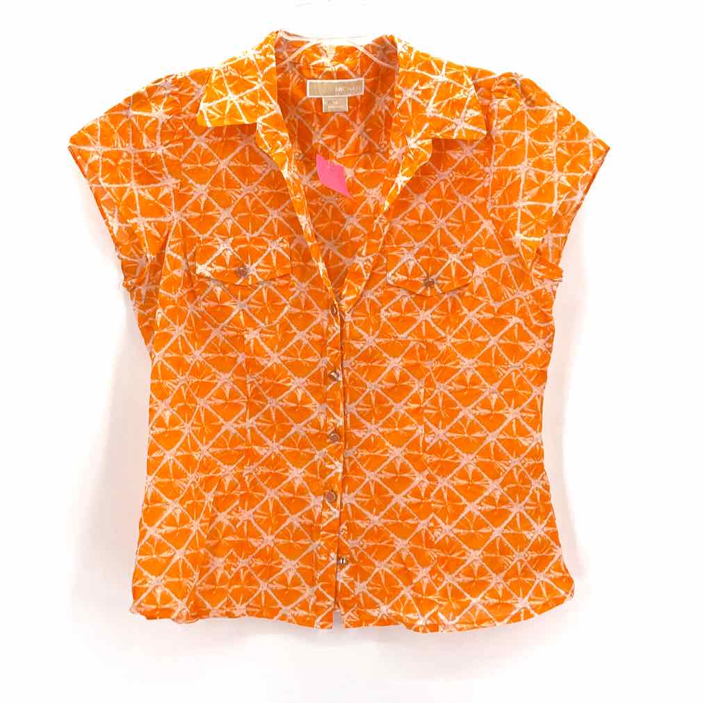 Size 14 Michael Kors Orange Shirt