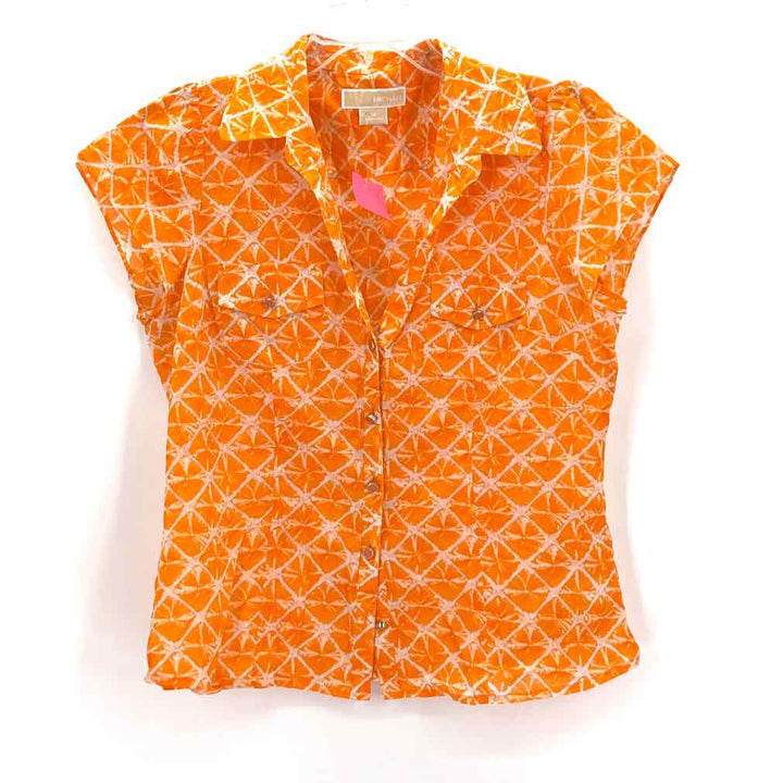Size 14 Michael Kors Orange Shirt