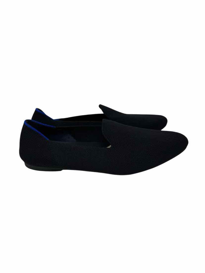 Shoe Size 7.5 ROTHY'S Black Knit Flats