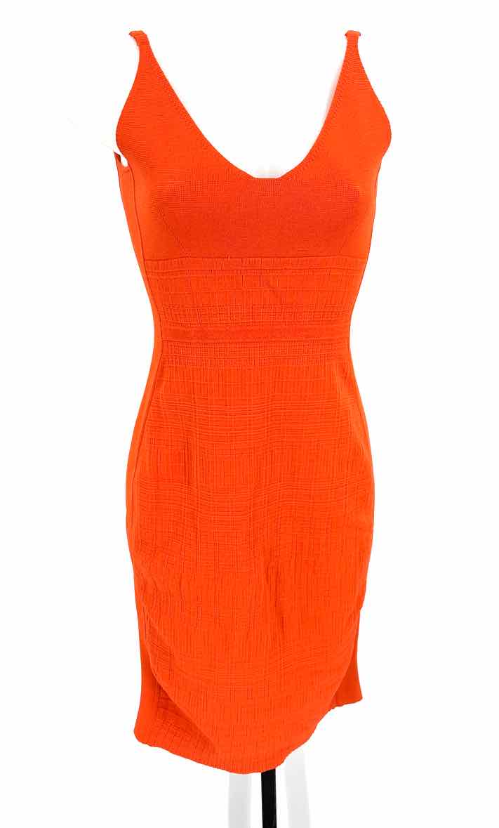 Size 42 NARCISO RODRIGUEZ Orange Knit Dress